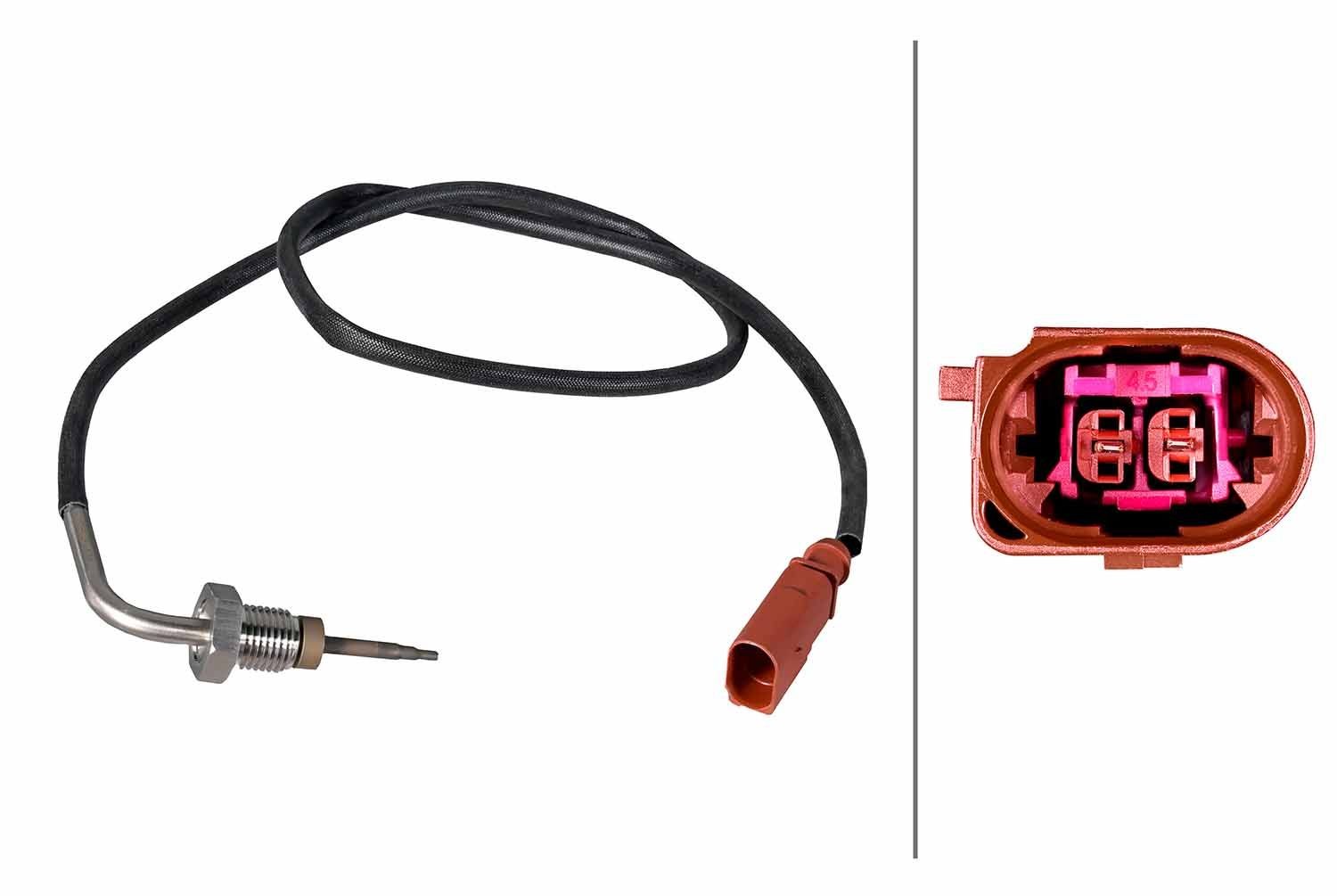 HELLA Sensor, exhaust gas temperature Article number: 6PT 358 226-471 cheaply