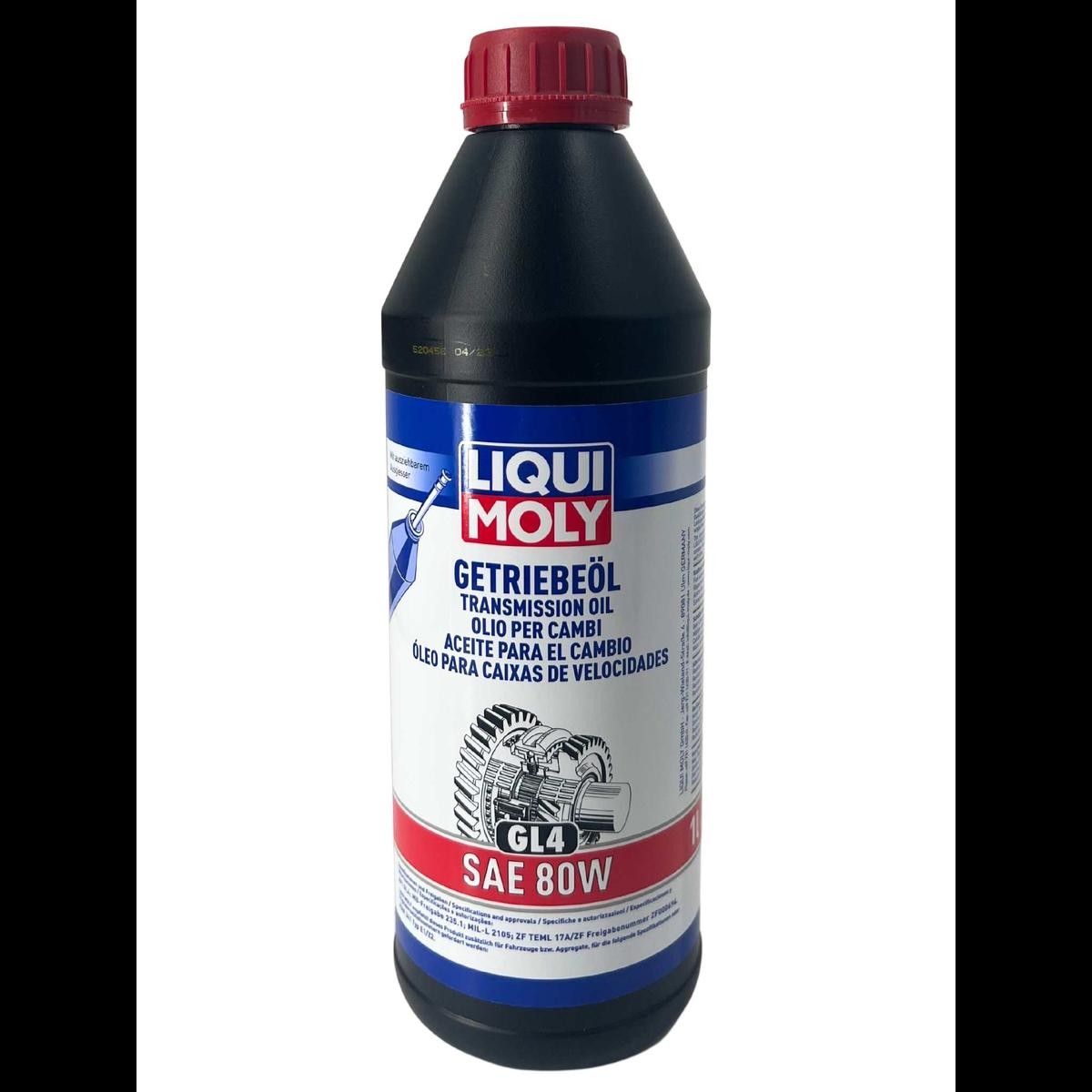LIQUI MOLY Olej przekładniowy do skrzyni biegów GL4 Numer artykułu: 1020 niedrogo