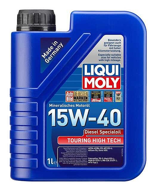 LIQUI MOLY Motorolaj Touring High Tech, Diesel. Cikk szám: 1070 olcsó