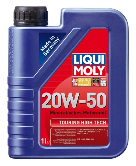 LIQUI MOLY Mootoriõli Touring High Tech Artikli number: 1250 soodsalt