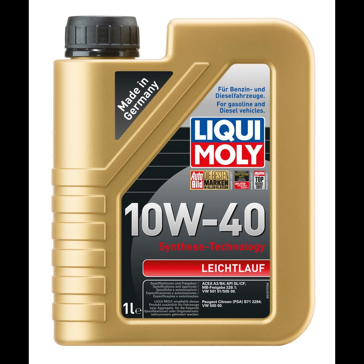 LIQUI MOLY Motorolaj Leichtlauf. Cikk szám: 1317 olcsó