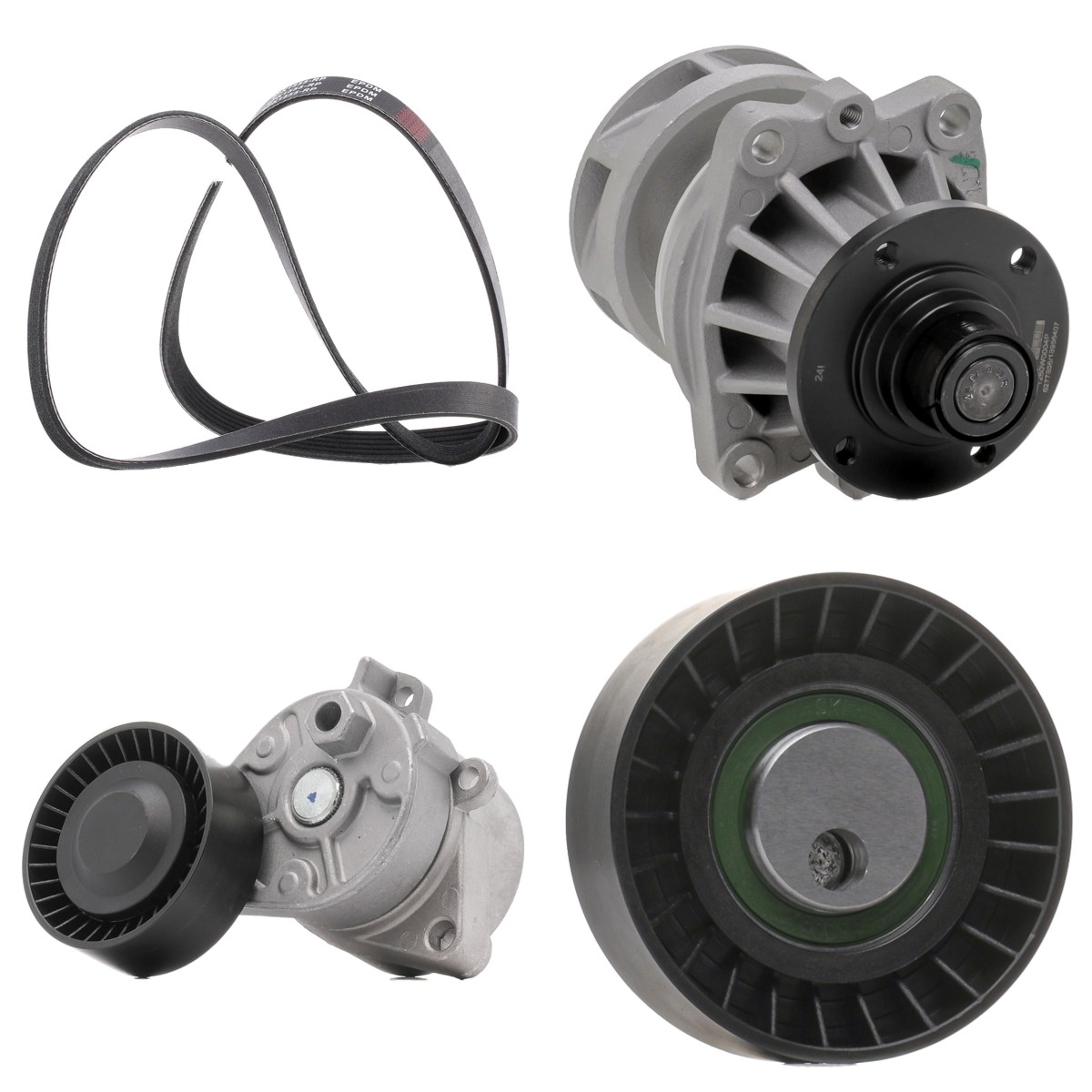 RIDEX PLUS Water Pump + V-Ribbed Belt Kit Article number: 4172P0012P cheaply