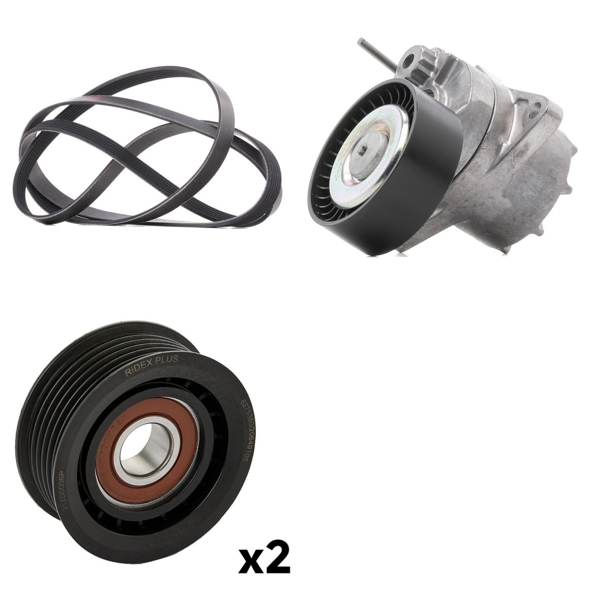 RIDEX PLUS Комплект пистов ремък артикулен номер: 542R0995P евтино