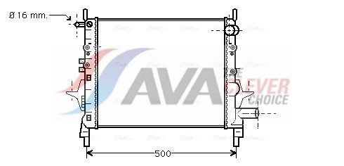 AVA COOLING SYSTEMS Radiateur d'huile de boite de vitesse automatique UGS: HY3150 à peu de frais