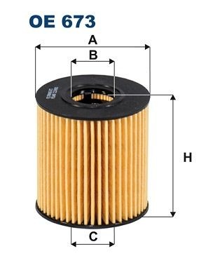 FILTRON Oliefilter Varenummer: OE673 billige