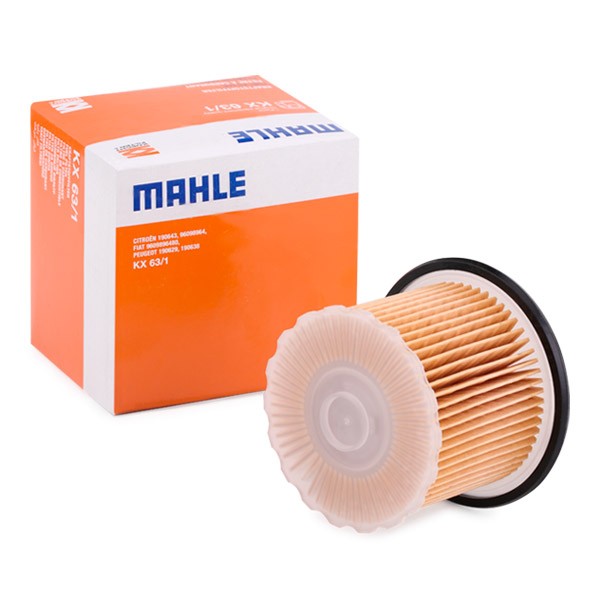 MAHLE ORIGINAL Fuel filter Article number: KX 63/1 cheaply