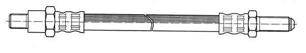 FERODO Brake hose Article number: FHY2371 cheaply