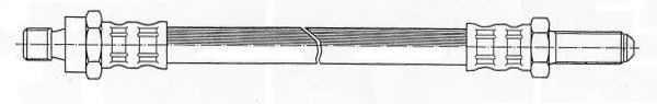 FERODO Brake hose Article number: FHY2374 cheaply