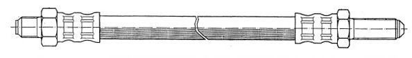 FERODO Brake hose Article number: FHY2378 cheaply