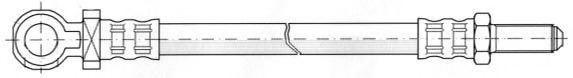 FERODO Brake hose Article number: FHY2387 cheaply