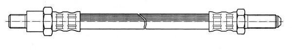 FERODO Brake hose Article number: FHY2445 cheaply