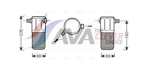 AVA COOLING SYSTEMS Tørfilter aircondition Varenummer: ALD099 billige