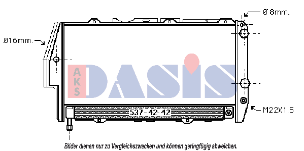 AKS DASIS Expansionsventil till AC Artikelnummer: 840034N billigt