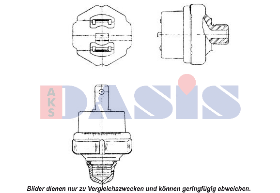AKS DASIS Air conditioning pressure switch Article number: 860370N cheaply