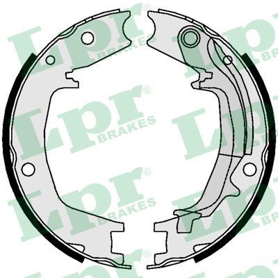 LPR Handbrake shoes Article number: 01062 cheaply