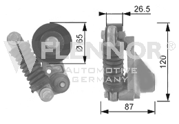 FLENNOR Rola intinzator, curea transmisie număr articol: FA22926 ieftin