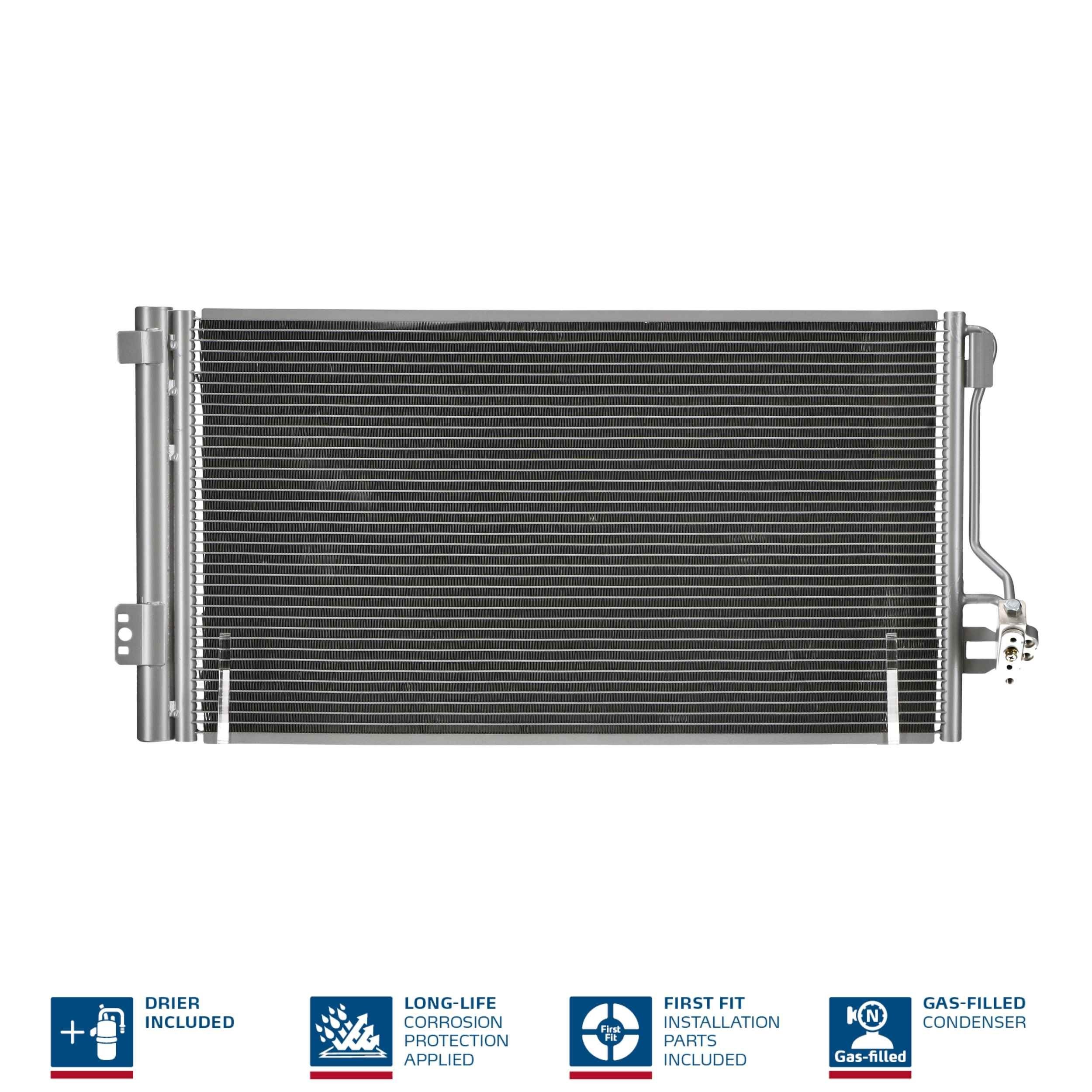 NISSENS Air conditioning condenser Article number: 940178 cheaply