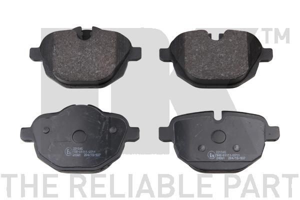 NK Brake pad set Article number: 221545 cheaply