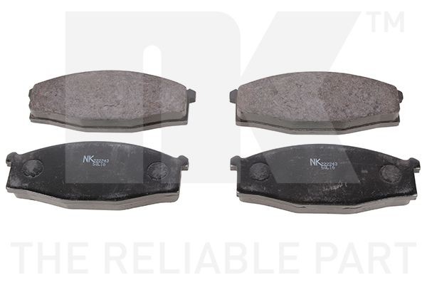 NK Brake pad set Article number: 222243 cheaply