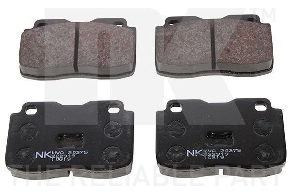 NK Brake pad set Article number: 222319 cheaply