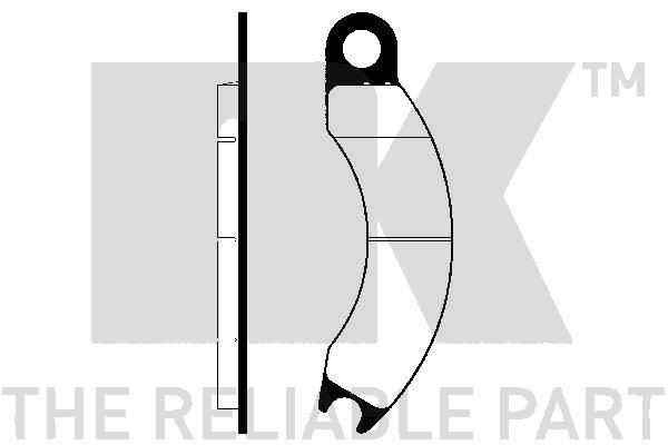 NK Kit pastiglie freni Numero articolo: 229807 poco costoso