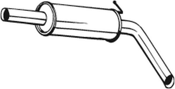 BOSAL Midtre lydpotte artikkelnummer: 220-107 billig