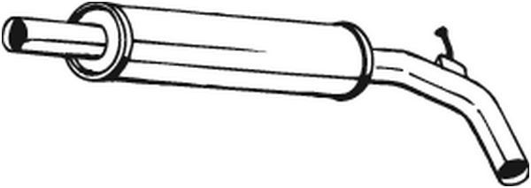 BOSAL Midtre lydpotte artikkelnummer: 227-463 billig