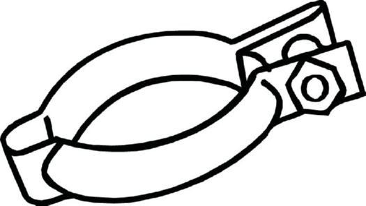 BOSAL Clamp, exhaust system Article number: 250-869 cheaply