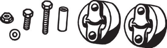 BOSAL Clamp, exhaust system Article number: 254-010 cheaply