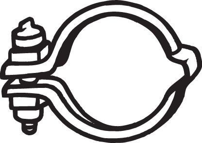 BOSAL Clamp, exhaust system Article number: 254-790 cheaply