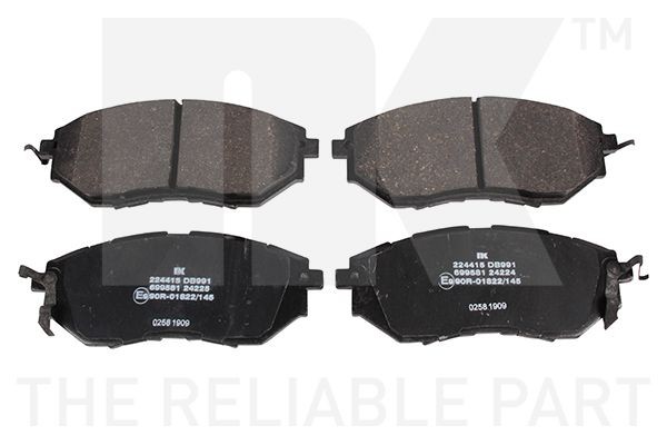 NK Brake pad set Article number: 224415 cheaply