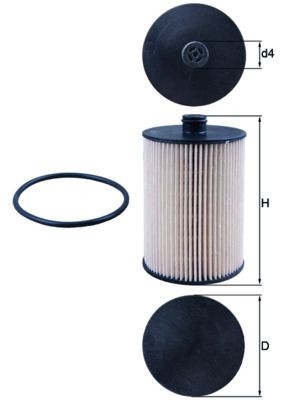 KNECHT Kraftstofffilter Artikelnummer: KX 226D bestellen