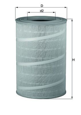 MAHLE ORIGINAL Filtro aria Numero articolo: LX 714 poco costoso