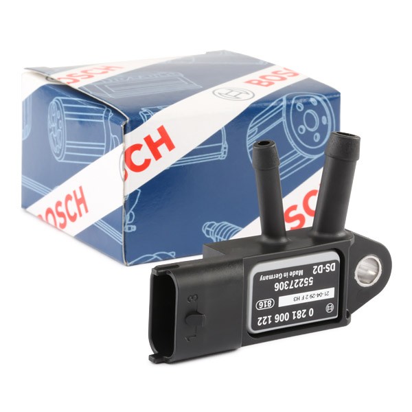 BOSCH Sensor, exhaust pressure Article number: 0 281 006 122 cheaply