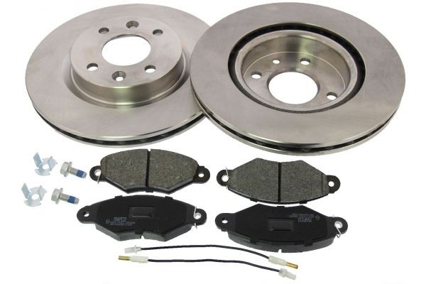 MAPCO Brake discs and pads set Article number: 47156 cheaply
