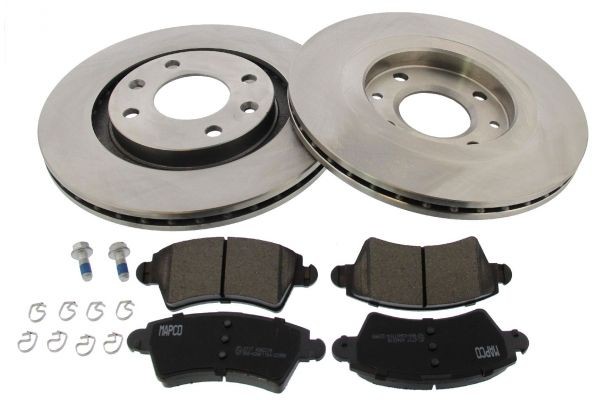 MAPCO Brake discs and pads set Article number: 47158 cheaply