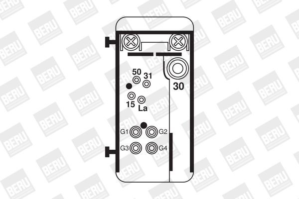 BERU Control Unit, glow plug system Article number: GR070 cheaply