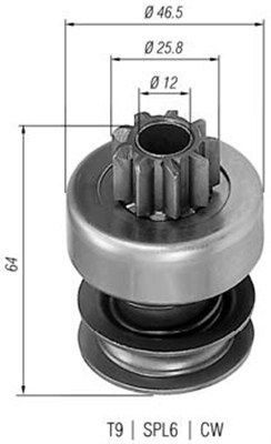 MAGNETI MARELLI Afdækning, sidespejl Varenummer: 350319329710 billige