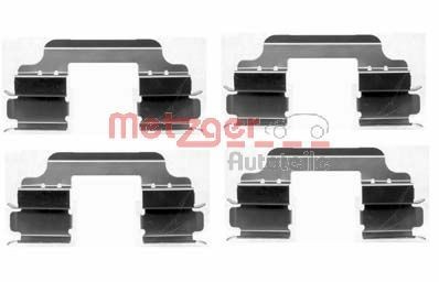 METZGER 109-1648 Accessory Kit, disc brake pads Convertible Cooper S 174 PS Petrol 2015