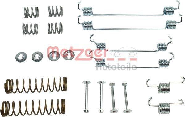 METZGER 105-0835 Tilbehørssæt, bremsebakker C3 1.2 VTi 68 HK Benzin