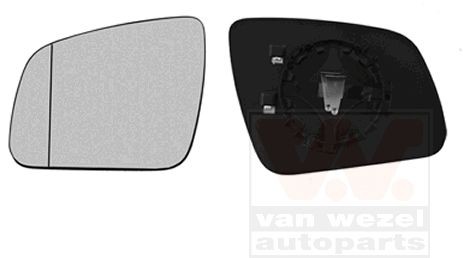 VAN WEZEL Spejlglas, udvendig spejl Varenummer: 3091837U billige