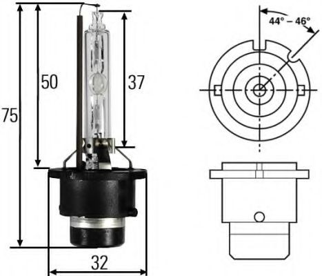 HELLA Xenonpære artikkelnummer: 8GS 007 949-301 billig