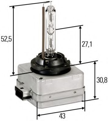 HELLA Xenonpære artikkelnummer: 8GS 009 028-021 billig