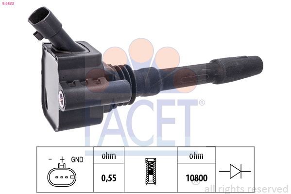 FACET Ignition Coil Unit Article number: 9.8002 cheaply