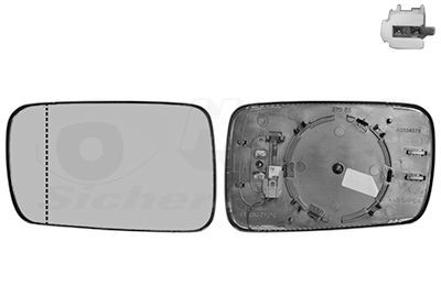 VAN WEZEL Backspegelglas Artikelnummer: 0652837U billigt