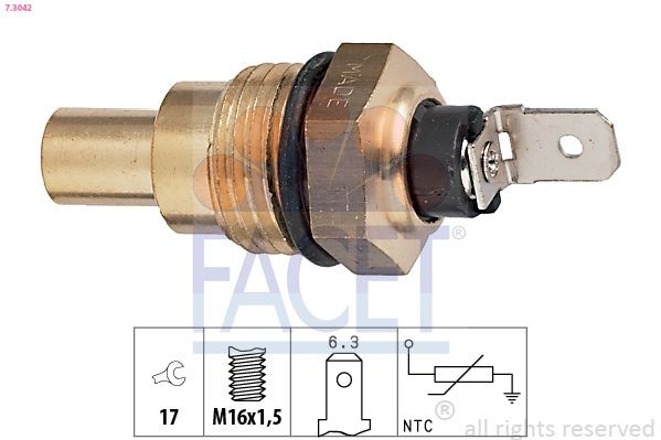 FACET Sensor, coolant temperature Article number: 7.3042 cheaply