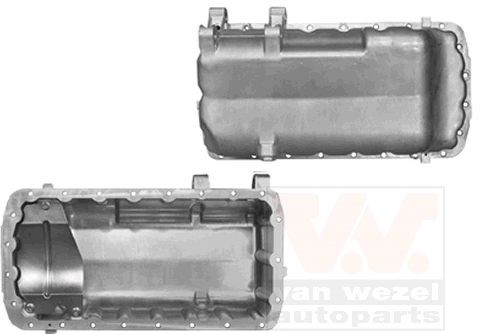 VAN WEZEL Oil sump Article number: 1645071 cheaply