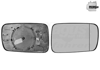 VAN WEZEL Backspegelglas Artikelnummer: 0652838U billigt