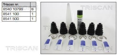 TRISCAN Bellow Set, drive shaft Article number: 8540 06105 cheaply