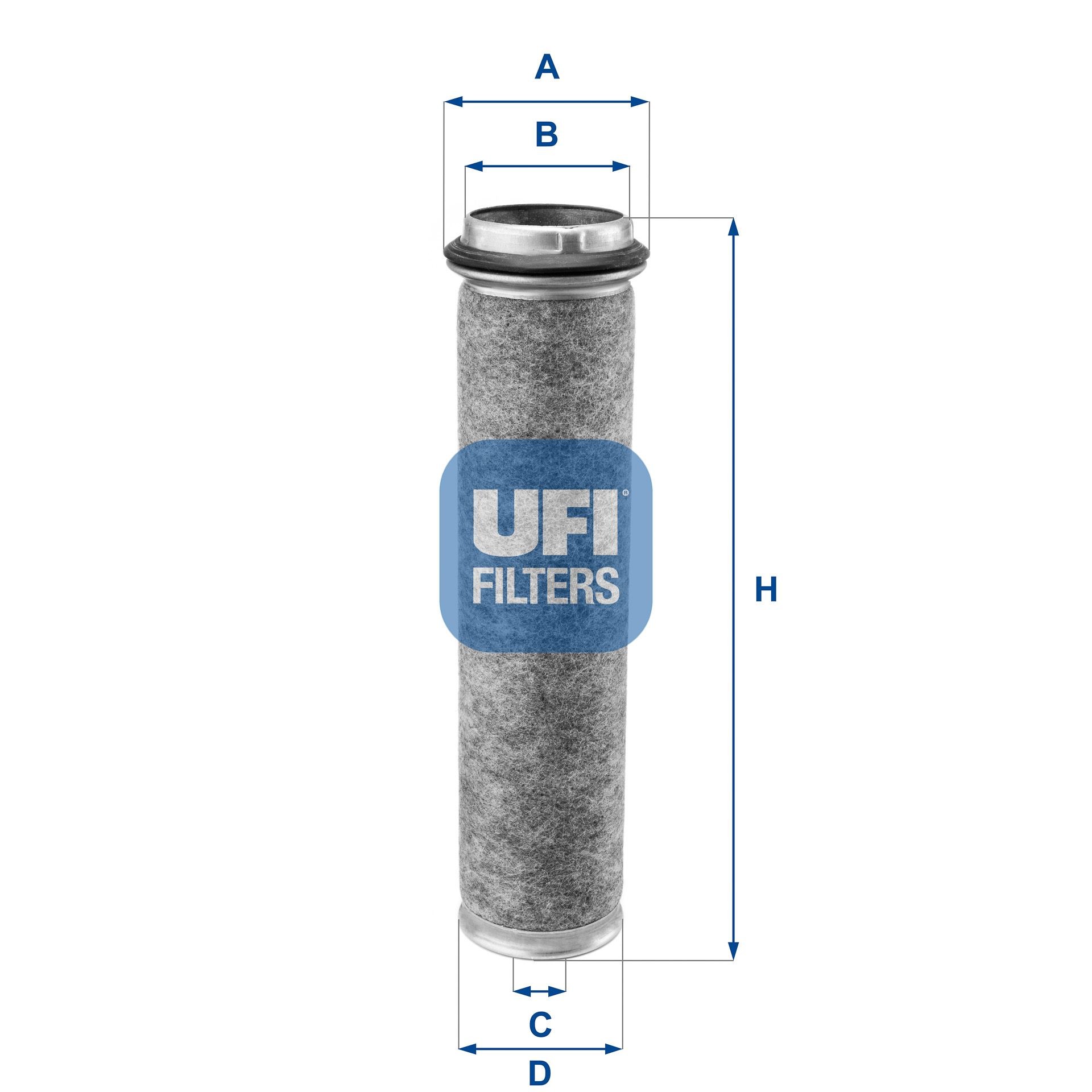 UFI Sekundært luftfilter Varenummer: 27.055.00 billige
